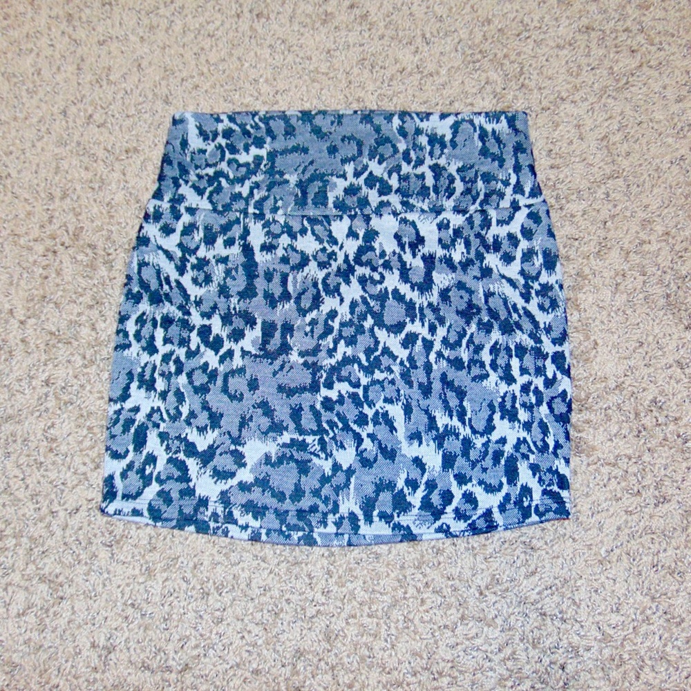 Cheetah Print Mini Skirt